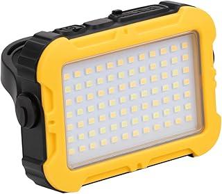 Luz de Trabalho LED Portátil Recarregável COB – Super Brilhante, Suporte Ajustável, Corpo Reforçado, Ideal para Camping, Oficina e Emergências