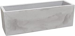 Floreira FLAT 67 Cimento Queimado