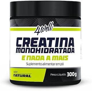 Creatina Monohidratada 4well 300g Pote 100% Pura