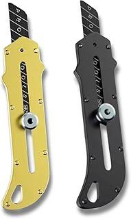 Kit 2 Estilete Profissional Aço 18mm Laminas Metal Multiuso