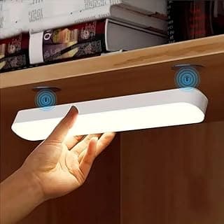 Luminária LED Magnética Recarregável USB-C 26cm com 18 LEDs, 3 Cores de Luz e Ajuste de Brilho, Bateria até 8h, Ideal para Escritório, Quarto e Guarda-Roupa com 10% de desconto por R$ 31,41 na amazon