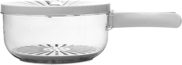 LYOR - Cesta de Drenagem com Cabo Dobrável 15cm x 15cm x 8,5cm Branca Plástico