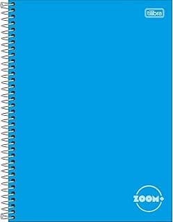 Tilibra - Caderno Espiral Capa Dura Universitário 1 Matéria Zoom+ Azul 96 Folhas com 25.09% de desconto por R$ 18,84 na amazon