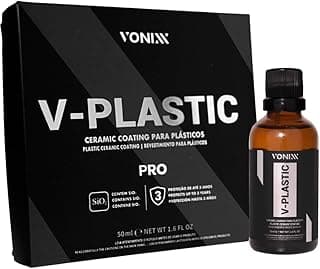 V-Plastic Pro Vitrificador Semipermanente para Plásticos Renova e Protege 50ml Vonixx