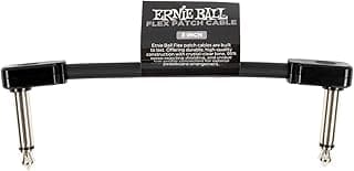 Ernie Ball Flex Patch Cable 3in - Black - Single