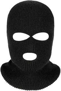 Capuz Ninja Balaclava Preta 3 Furos, para Motoqueiros, Ciclistas
