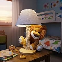 Abajur quarto bebê Safari com Leão