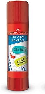 Cola em Bastão, Faber-Castell, OF/8110, Vermelha, pacote de 10