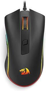 Mouse Gamer Redragon Cobra Cypher Lite RGB Preto Sunplus 6651B 12800 DPI 6 Botões M611-RGB
