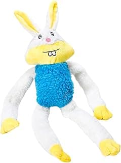 Brinquedo Coelho Chalesco para Cães – Pelúcia Interativa para Brincadeiras, Pertence a Família do Macaco.