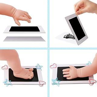 Carimbo Almofada Limpa Para Impressões De Mãos E Pegadas De Bebês, Pet, Cachorro, Gato – Carimbo de Mão E Pé Infantil Sem Tinta – Seguro Para Bebês, Pets Não Toca A Pele – Memória perfeita