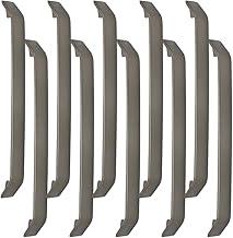 Puxador Porta Guarda Roupa Escritório Gavetas Móveis 25,6cm (5, Bronze Fosco)