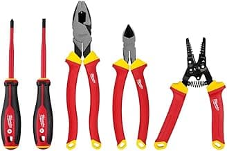 Milwaukee Kit De Alicates E Chaves Fenda C/5 Pçs Isoladas 1000V 48-22-2215