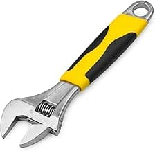 Chave Ajustável Profissional 12'', Aço com Cabo Ergonômico Antiderrapante, 300mm x 75mm, Abertura 30mm, para Uso Industrial e Doméstico