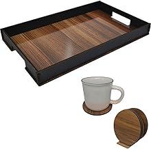 jogo Bandeja para cantinho cafe + porta copo