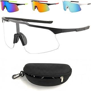 Óculos Esportivo UV400 Lente Espelhada com Estojo para transporte - Ciclismo, Triathlon, Corrida, MTB, Pesca