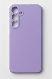 Compativel com Samsung Galaxy S25 FE - Capinha Capa Case Silicone Macia Veludo Forro Interno Premium Com Proteção De Câmera Lilas