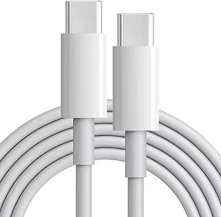 Cabo Carregador USB-C para USB-C 60W 1 Metro, Reforçado Carregamento Rápido e Transferência de Dados