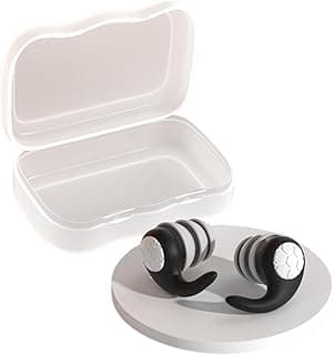 Protetor de natação Auricular Abafador Ruído Tampão De Ouvido Orelha 34 dB EPI Auditivo (Preto, Tamanho único)