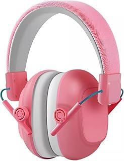 Abafador de Ruídos Infantil, Protetor Auricular para Autismo, Fone Anti-Ruído, Rosa