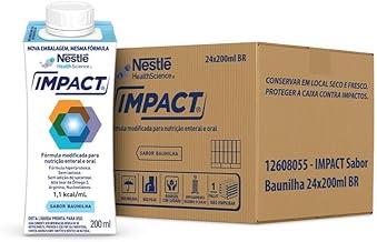 Nutrição Enteral e Oral Impact Baunilha 200mL TETRAPACK - 24 unidades