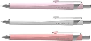 Lapiseria Escolar 0.7mm, CIS, Mint, Corpo Triagular, Cores Pasteis, 3 Unidades