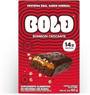 Bold Barra de Proteina Bombom Crocante 14g Kit com 4 Unidades