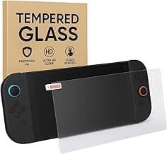 Película de Vidro Temperado Premium 9H Compatível com Nintendo Switch 2 – Ultra Transparente, Bordas 2.5D, Espessura 0,33mm, Toque Sensível, Instalação Fácil, Anti-Risco (Genérico)