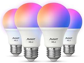 Lampada Led Smart Inteligente Wi-fi 2.4 GHz Alexa google 10w RGB E27 110v/220v Cod: 290028177 Neo Avant (RGB, 4 unidades)