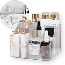 Organizador Multiuso 4 Divisões - Porta Maquiagem, Cosméticos, Bijuterias, Acessórios - Caixa Organizadora para Penteadeira, Banheiro e Mesa - Compacto, Resistente e Funcional - UpShop com 10.28% de desconto por R$ 35,80 na amazon