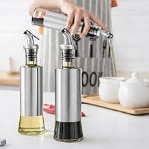 Galheteiro Para Azeite E Vinagre De Vidro Com Bico Dosador Galheteiro Gourmet Para Cozinha Mesa Bancada Porta Óleo Vinagre Molhos Design Moderno Uso Doméstico