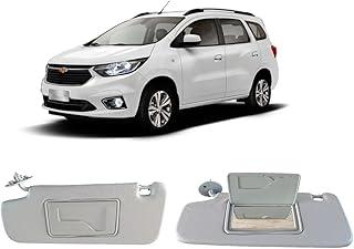 Par De Quebra Sol Com Espelho P/Onix 2013 a 2019 Prisma 2013 a 2019 Cobalt 2016 A 2018 Spin 2013 a 2024 Agile 2009 a 2016 e Montana 2015 a 2021