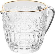 WOLFF - Leiteira Mauve com Fio de Ouro 230ml Cristal