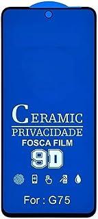 Película de Ceramica Fosca Privacidade 9d Protetora de Tela anti-riscos queda Protecao Total Compatível com Moto G75