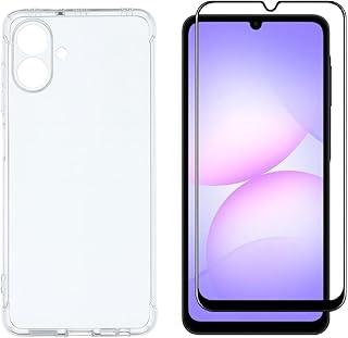 Compatível com Samsung Galaxy A07 - Capinha Capa Case Anti Impacto Queda + Pelicula de Vidro 3d Protetora de Tela