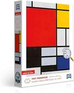 Toyster - Quebra-cabeça: Piet Mondrian - 500 peças - Game Office
