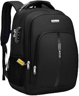 Mochila Masculina Feminina Notebook Bolso Antifurto Escolar Faculdade Dia a Dia Reforçada Resistente a Agua Saída usb/Fone (Preto)