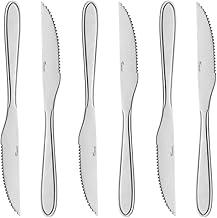 Conjunto 6 Facas para Mesa de Aço Inox Gastro 21,5cm - Lyor