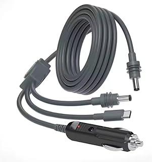 Cabo Starlink Mini 3 em 1 para Carro – Carregador Veicular 12V/24V USB-C DC Tipo C, 100W, Vedação Original, Compatível com Power Bank e Antena