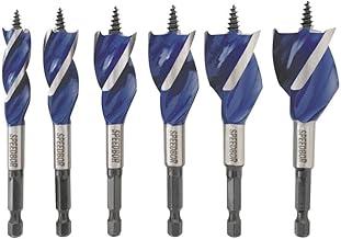 Kit de brocas IRWIN SPEEDBOR 1877239 para madeira, 4 polegadas, 6 peças