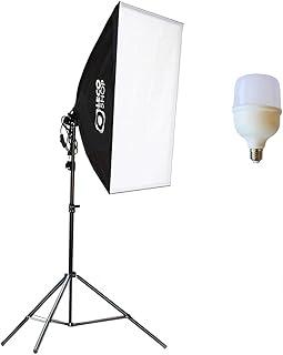 Kit SoftBox 50 X 70 Com Lampada Led, Luz Continua para foto e vídeo