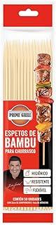 Espeto de Bambu para Churrasco Prime Grill 50 unidades