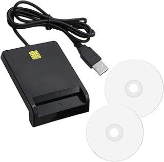 Leitor De Cartão Inteligente Crédito Débito Cartões De Identificação USB 2.0 Smart Card Gravador De Cartão Para Sim/Atm/Ic Cartão Inteligente De Entidades De Classe, Bancos, Governamentais PREMIUM ONYK