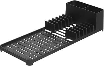 Escorredor de Louças, Brinox Metalúrgica LTDA, Single, 41,7 X 16,9 X 9 cm, Preto, Coza