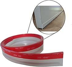 Genérico Veda Porta Anti Sujeira Ajustável Contra Insetos Poeira 30 mm (2 Metros - Transparente) Fita Veda Porta Transparente