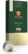 Orfeu Café Orgânico 10 Cápsulas Compatível com Nespresso®, 100% Arabica, Torra Média, 50g