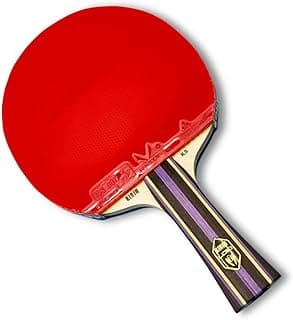 Raquete Tênis de Mesa Profissional Loki K3 Clássica Carbono 7 Folhas com Borrachas Rxton 5 2.1mm ITTF Cabo FL Ofensiva Montada Pronta Ping Pong 80–90g