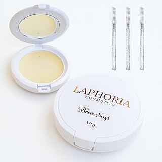 Kit Pasta Brow Soap de Sobrancelha c/Espelho Fixadora com Escova Design Lamination Pomada Modeladora Profissional Efeito Volume Hidratação Crescimento Incolor Pincel Aplicador Gel Cera Longa Duração