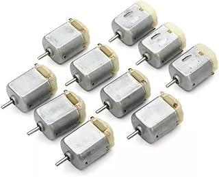 Mini Motor DC 3V-6V, Kit com 10 Peças, Alta Velocidade e Torque para Carros de Brinquedo e Projetos DIY