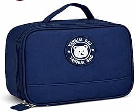 Bolsa Térmica Porta Marmita Lancheira Térmica Impermeável com Alça – Mantém Alimentos Quentes ou Frios, Ideal para Trabalho, Academia, Viagens e Dia a Dia (Azul)